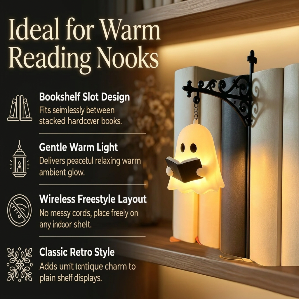 👻💡Mini Hanging Halloween Bookshelf Light