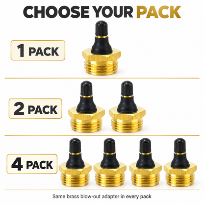 🔩Brass RV Drain Plug – with Drain Valve, for Use with Piping/Hose Lines, Home Care Supplies