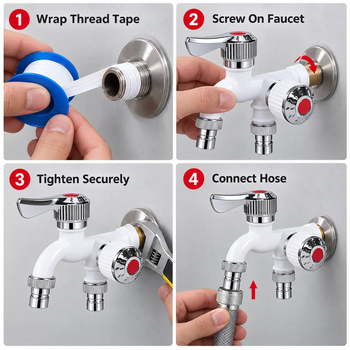 🚰 2-in-1 Dual Outlet Utility Faucet