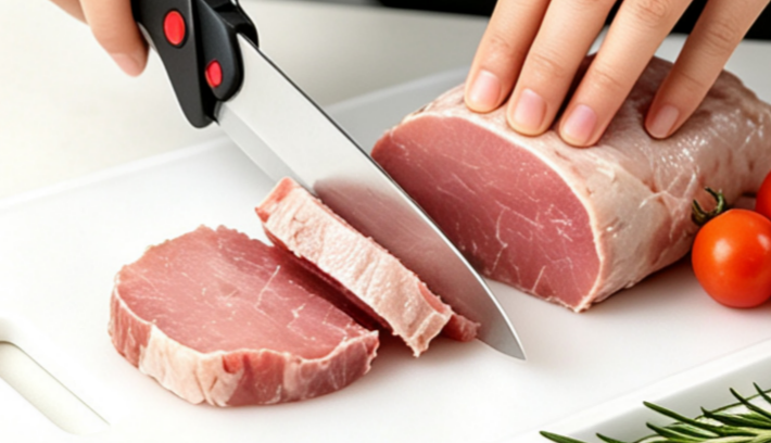 When separated, it is just a small kitchen knife.