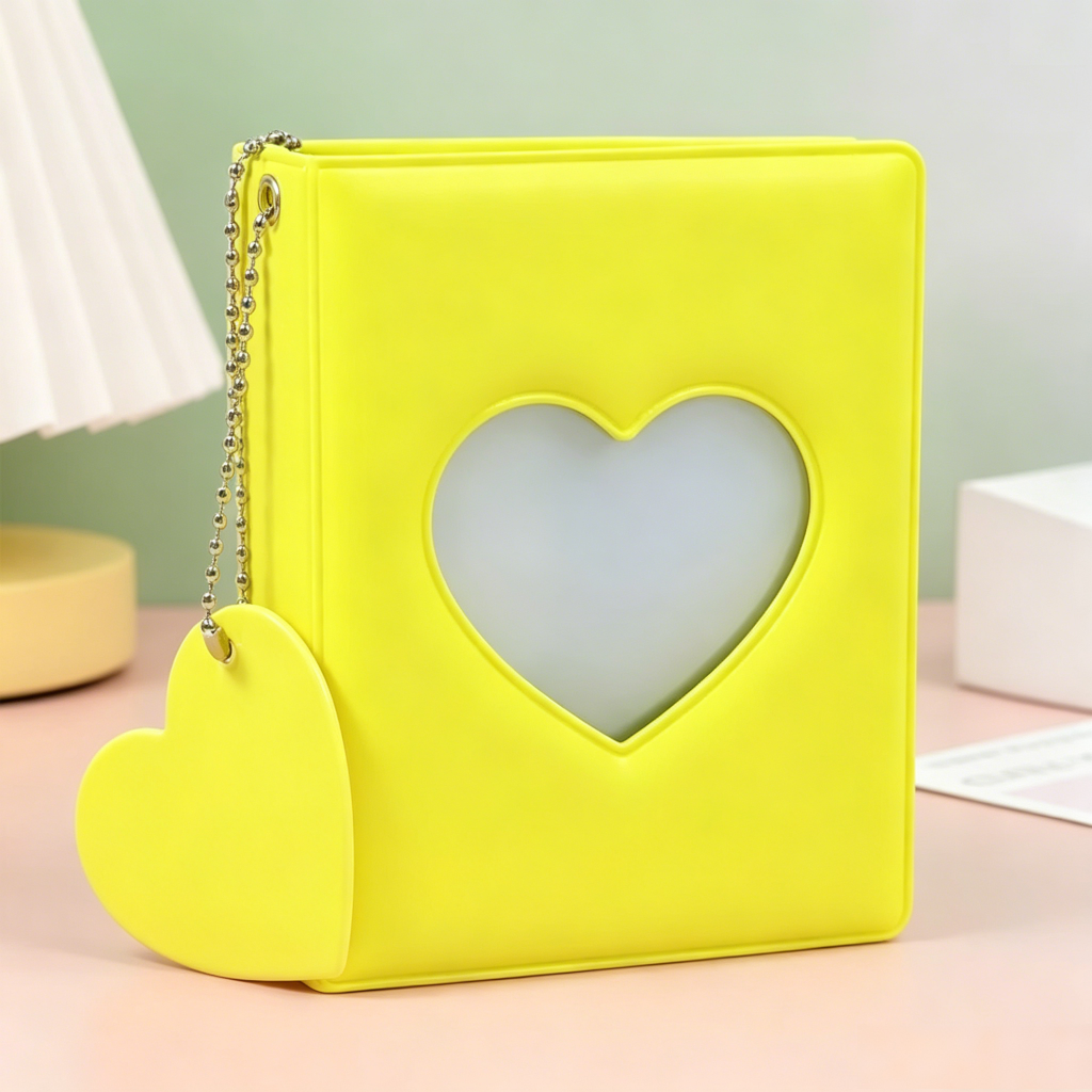 💎🃏 3" Mini Pockets Photo Card Album, Kpop Photo Protector Sleeves