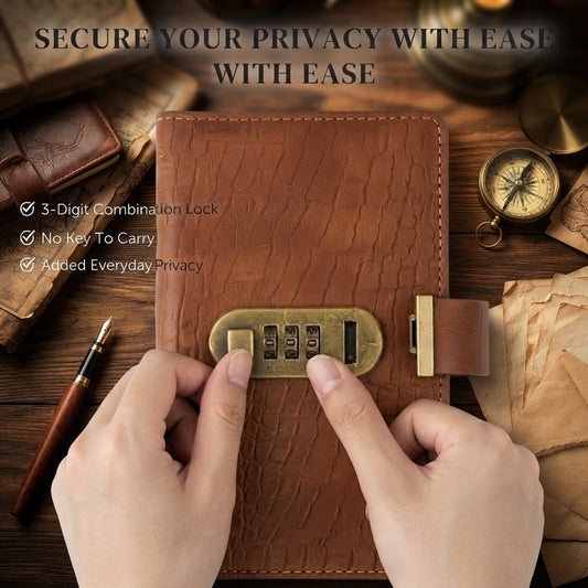A6 Password-Lock Savings Binder
