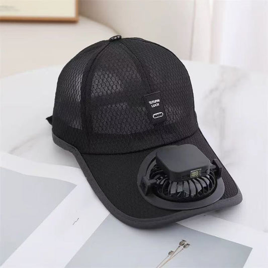 🔥Hot Sale - 50% OFF🔥Breathable Baseball Cap with Solar Fan