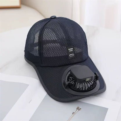 🔥Hot Sale - 50% OFF🔥Breathable Baseball Cap with Solar Fan