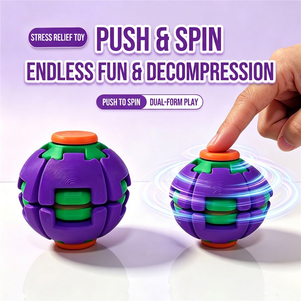 🎨3D printed press-rotate sensor toy（ 💥Buy 2 Get 1 Free）