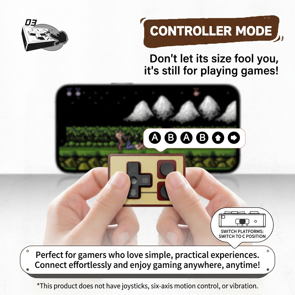 🎮Mini multi-functional controller