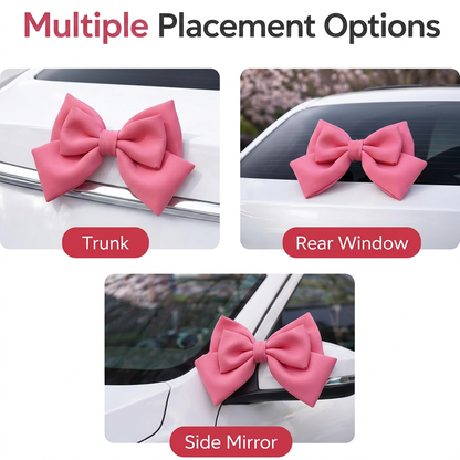 🎀Car rear bowtie decoration (for vehicle exterior)