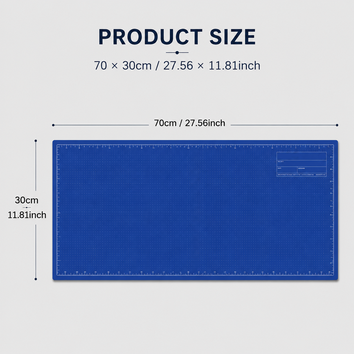 📐Blueprint Double-sided Desktop Mat