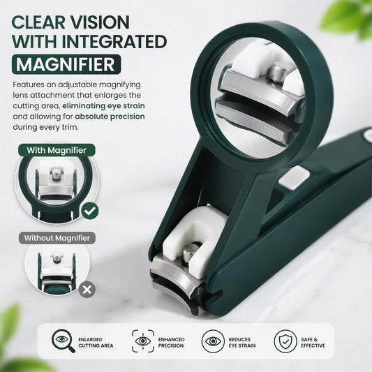 🔍👴Magnifying glass nail clippers – Ideal for Elderly, Adults & Kids Nail Care Tool