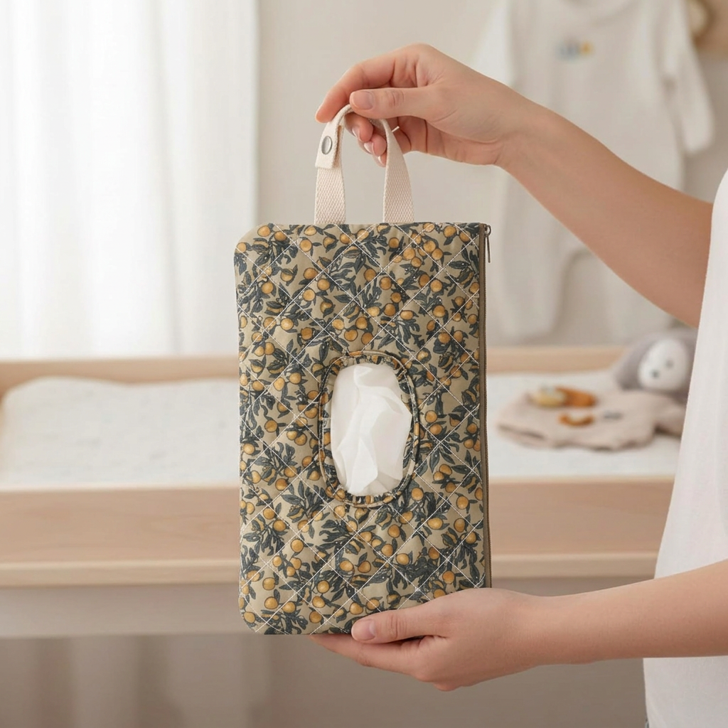 Fruit Quilted Tissue Hanger