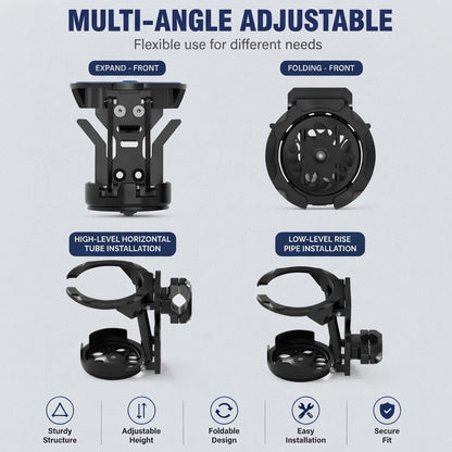 🏍️⚙️Foldable bicycle water bottle cage - suitable for scooters, strollers, and cycling