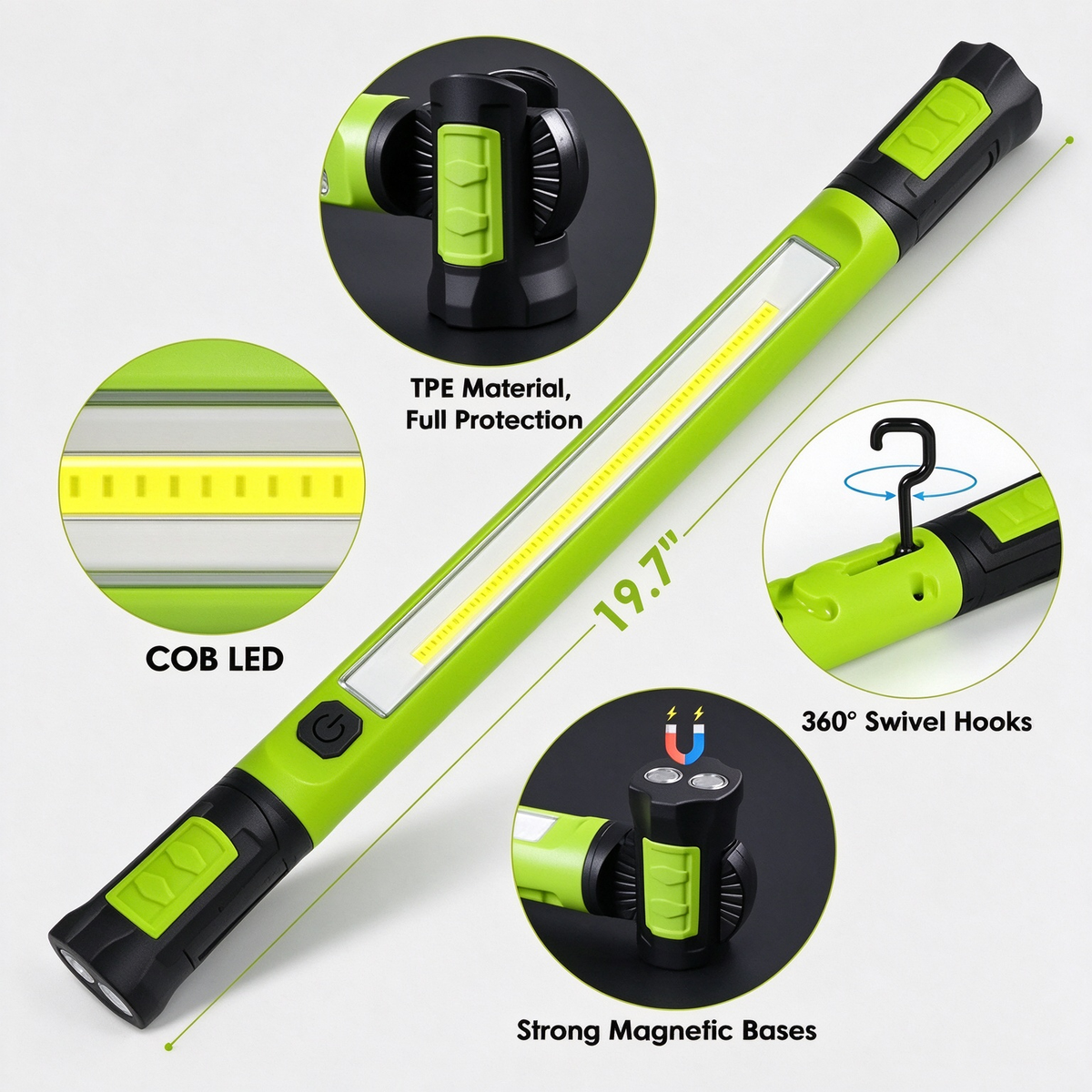 🔦Multifunctional Magnetic Rechargeable Work Light
