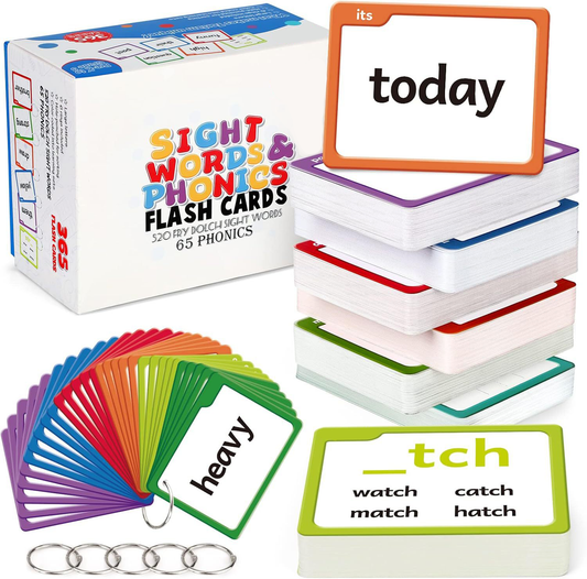 📚Torlam Phonics Flash Cards for Learning to Read