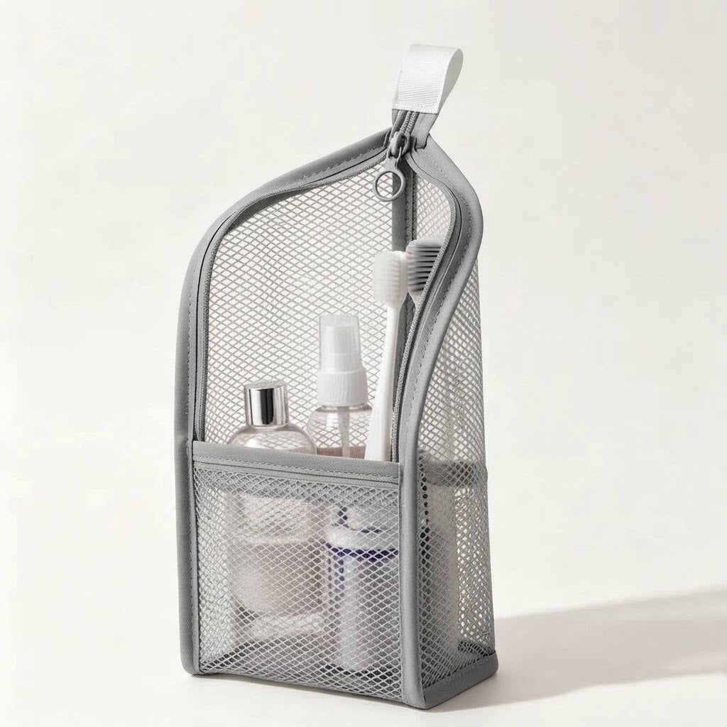 📂Portable Lightweight Mesh Toiletry Bag