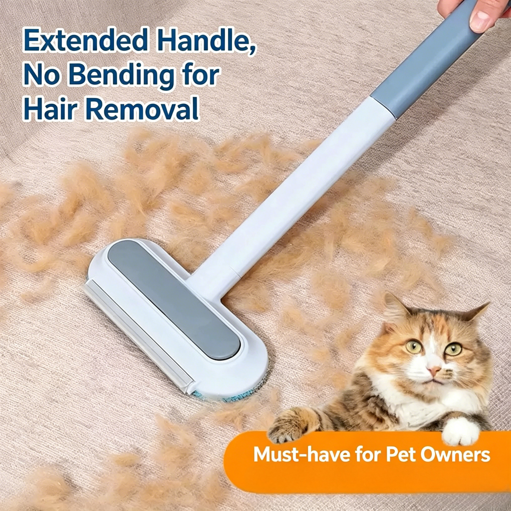 🐾 The Ultimate Extra-Long Reusable Pet Hair Remover