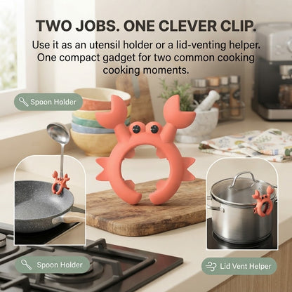 2-in-1 Crab Pot Clip & Utensil Holder(3Pcs)