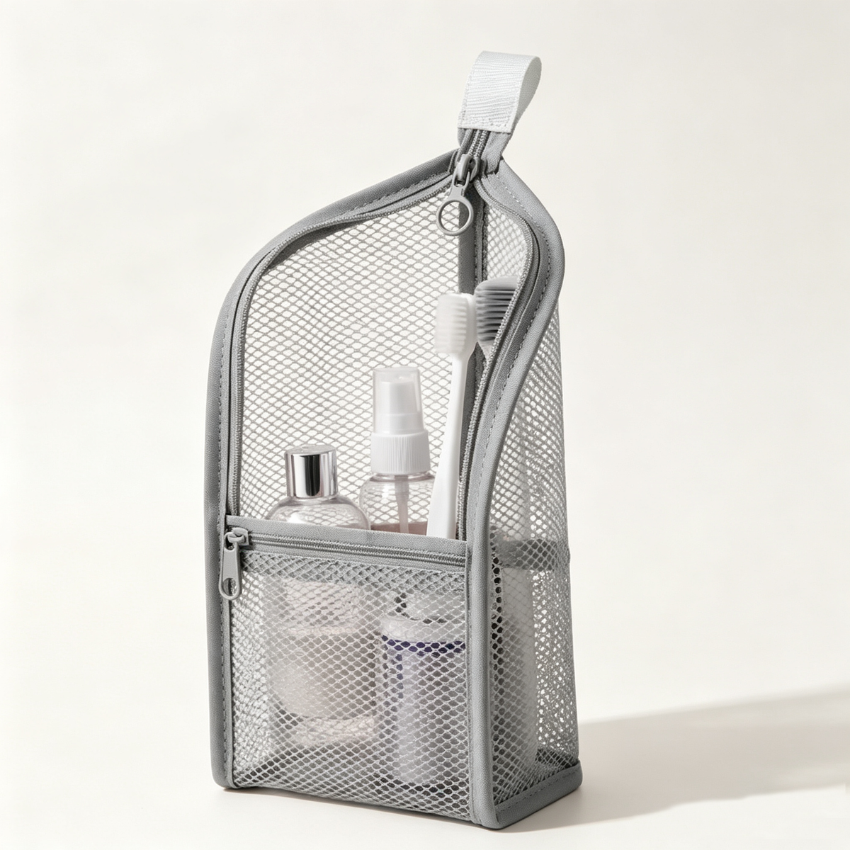 📂Portable Lightweight Mesh Toiletry Bag