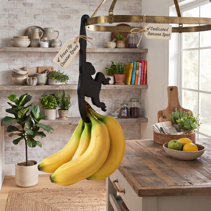 Monkey Hanger 3-Pack – Banana Holder & Multipurpose Hanging Hooks(3Pcs)
