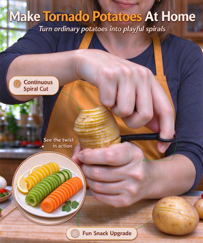 🔪Spiral Vegetable Cutter - Suitable for most fruits and vegetables