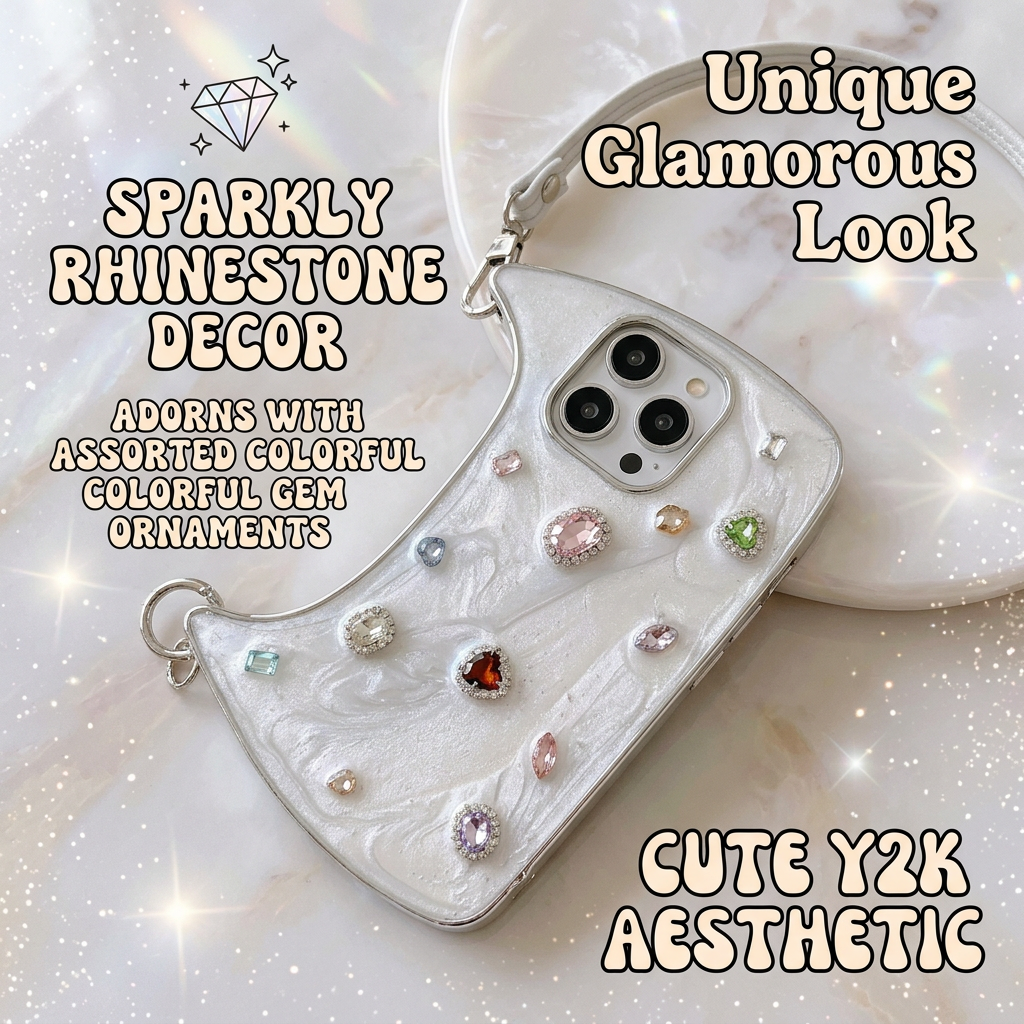 💎✨Rhinestone Handbag for iPhone 17 Pro Max/16/15/14 Phone Case