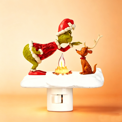 👻Ghost-shaped plug-in night light ornament