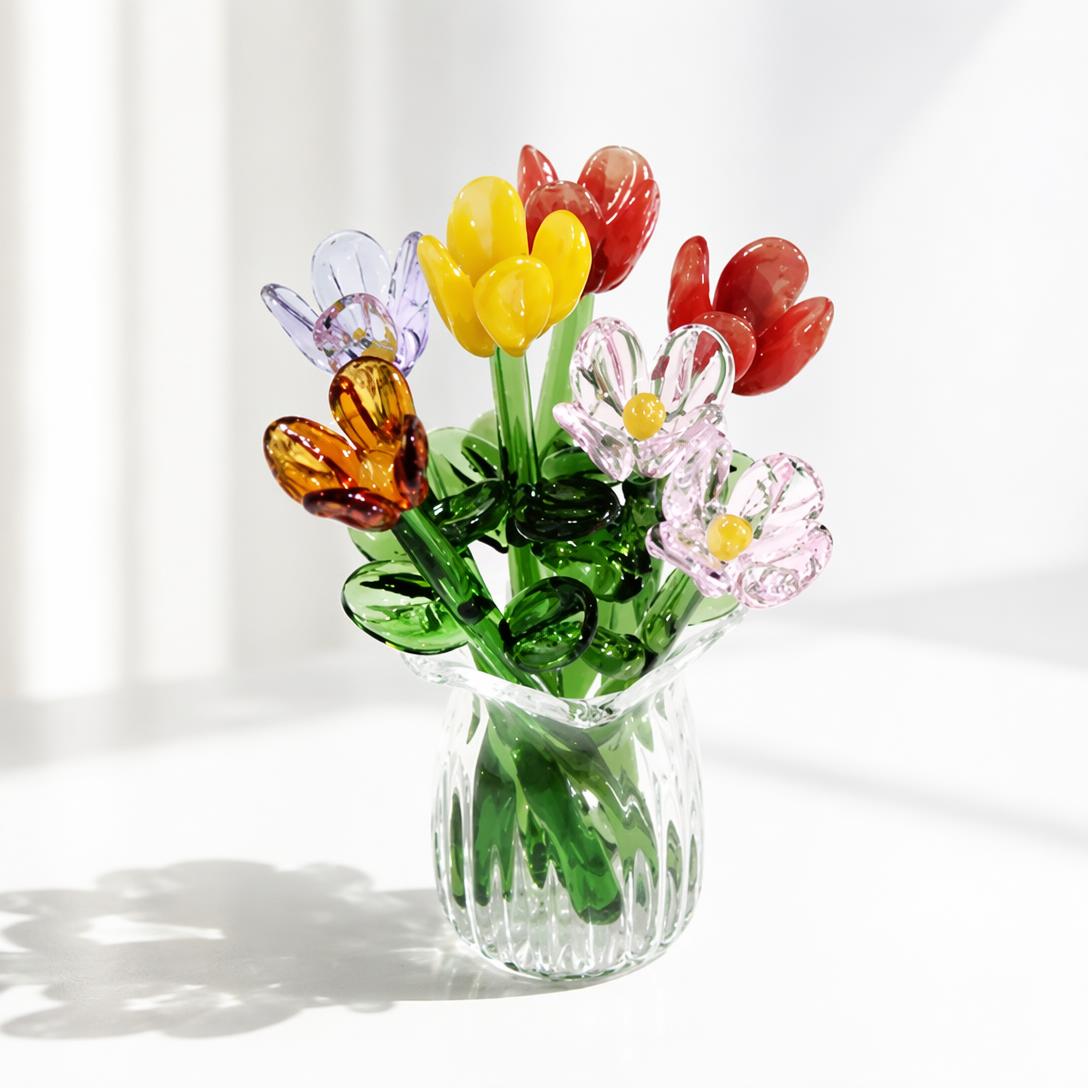 🌸DIY Mixed Artificial Flower Gift Ornament Kit