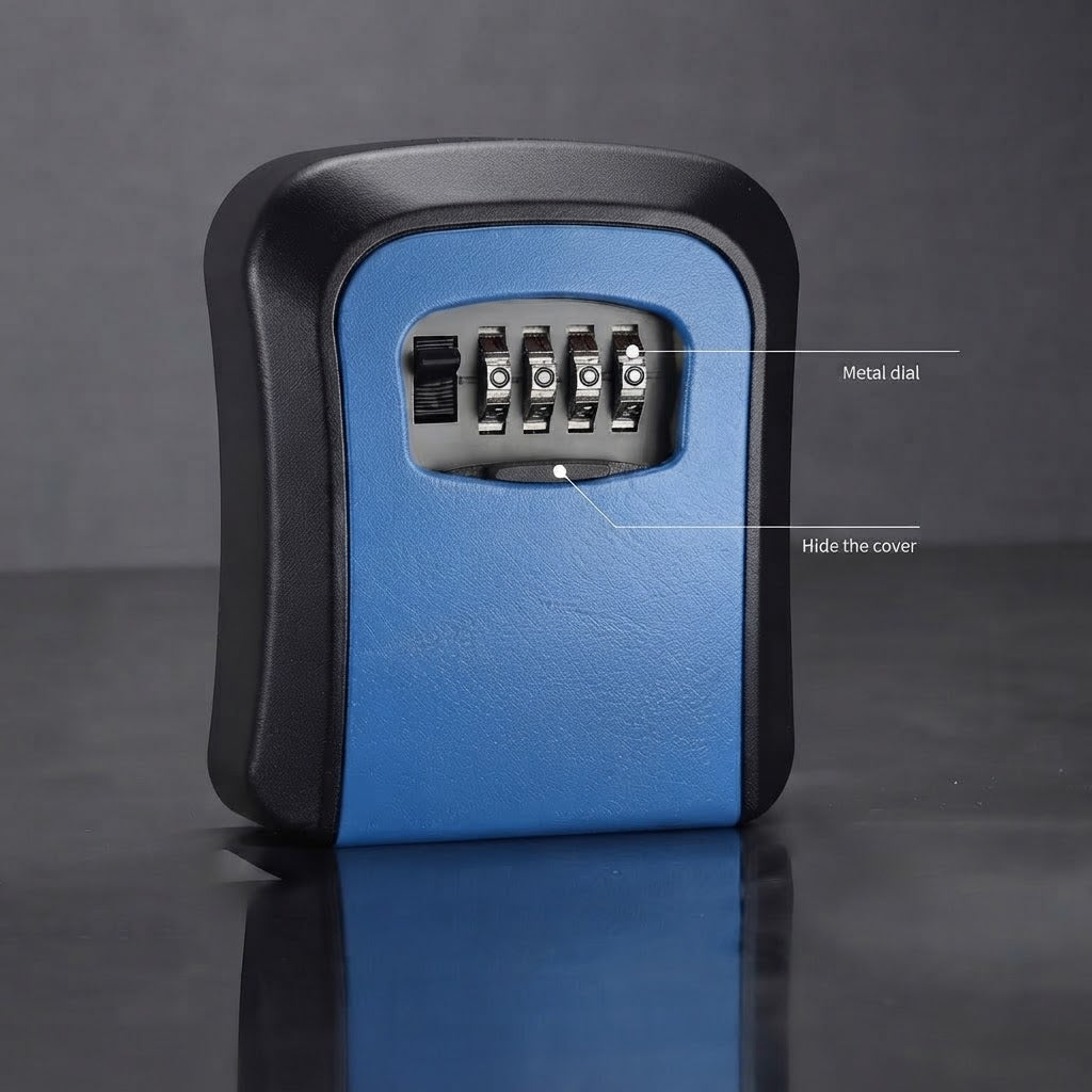 🔐Never Get Locked Out Again  | Secure 4-Digit Wall-Mounted Key Lock Box 🏡