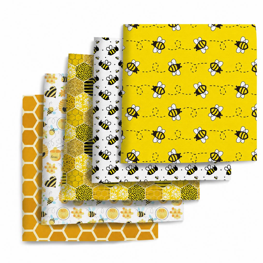 Honeycomb Bee Fabric Bundle