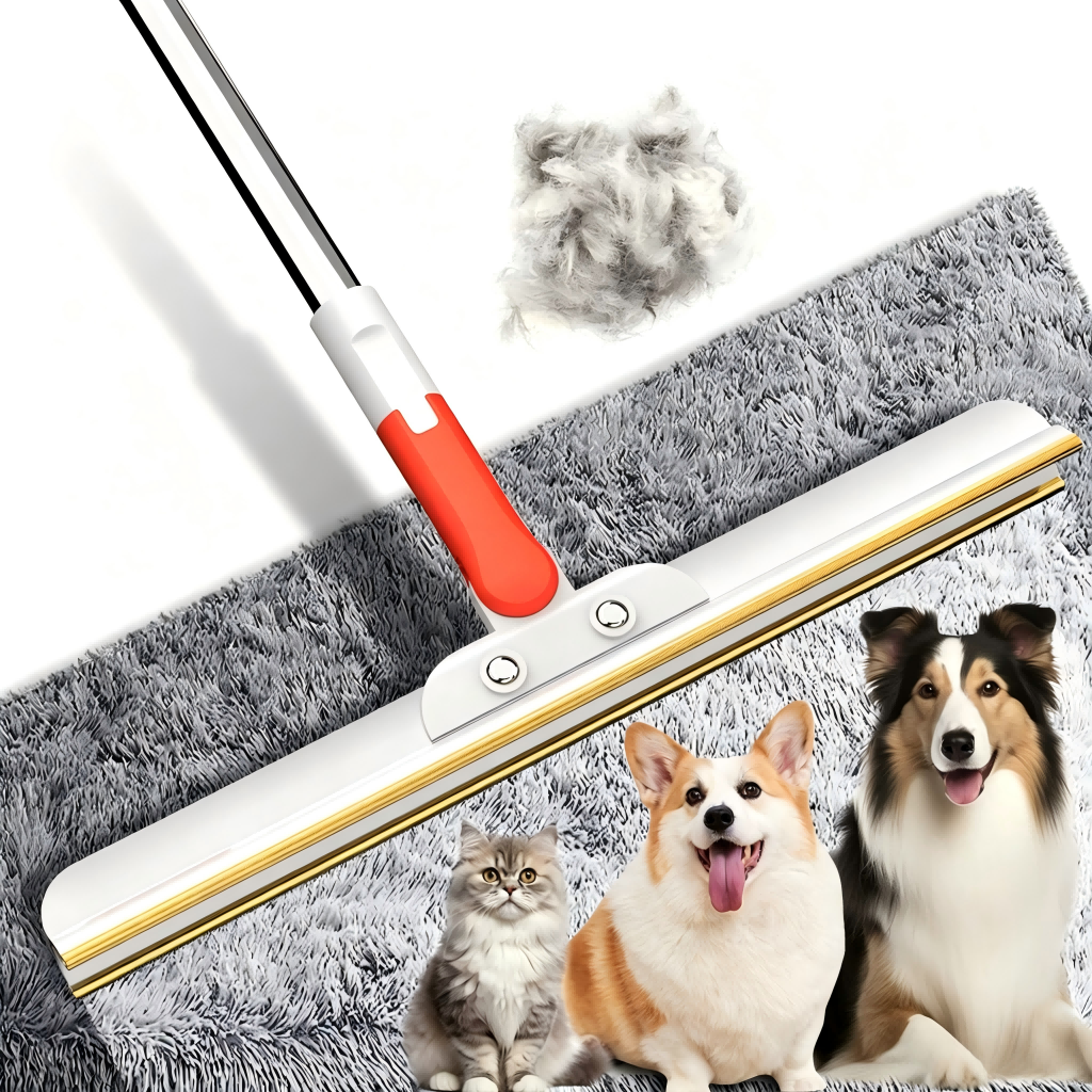 🐾 Pet Hair Remover Brush - Cleaner Efficient Carpet Tool