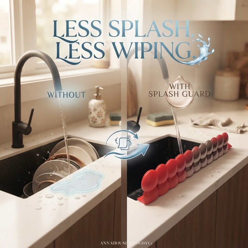 Silicone Kitchen Sink Splash Guard