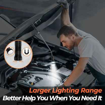 Extendable LED Magnetic Pickup Flashlight For Repair & Men’s Gift