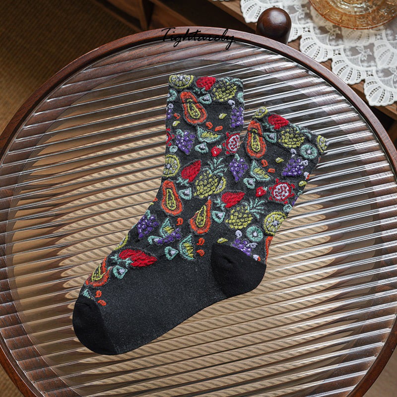 Vintage Embroidered Floral Women Socks(🎁Hot Sale)-H*