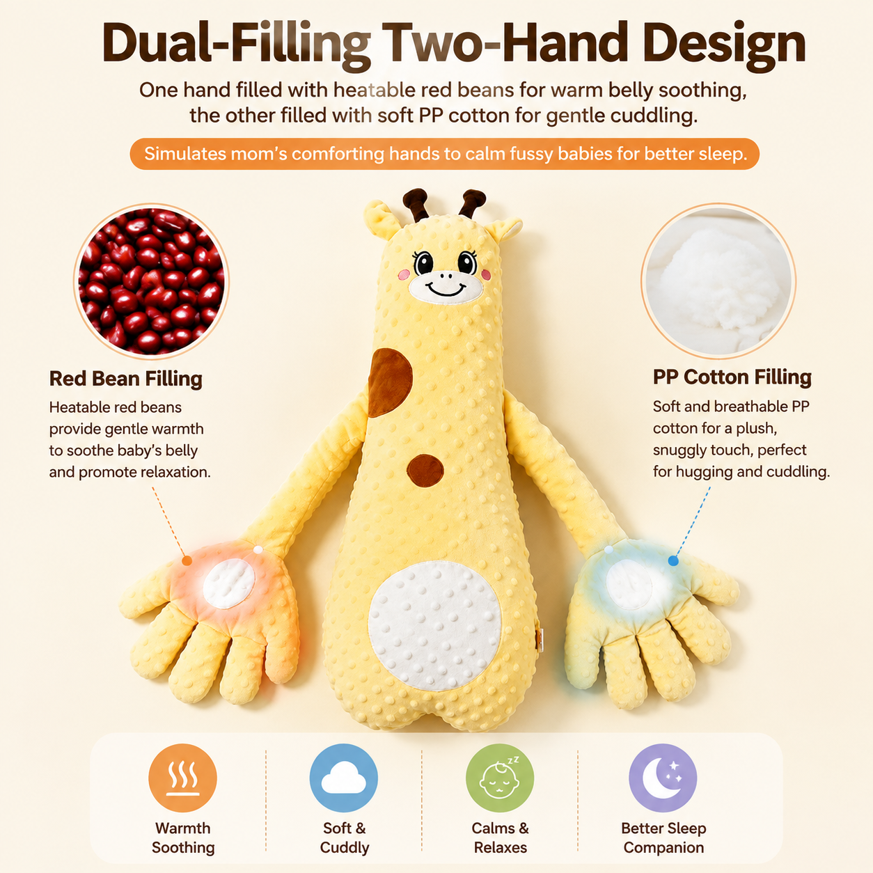 🦒Spotted Deer Remote-Control Soothing Sleep Companion