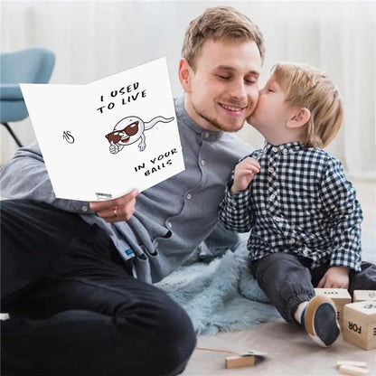 Cute First Fathers Day Card for New Dad（10pcs）