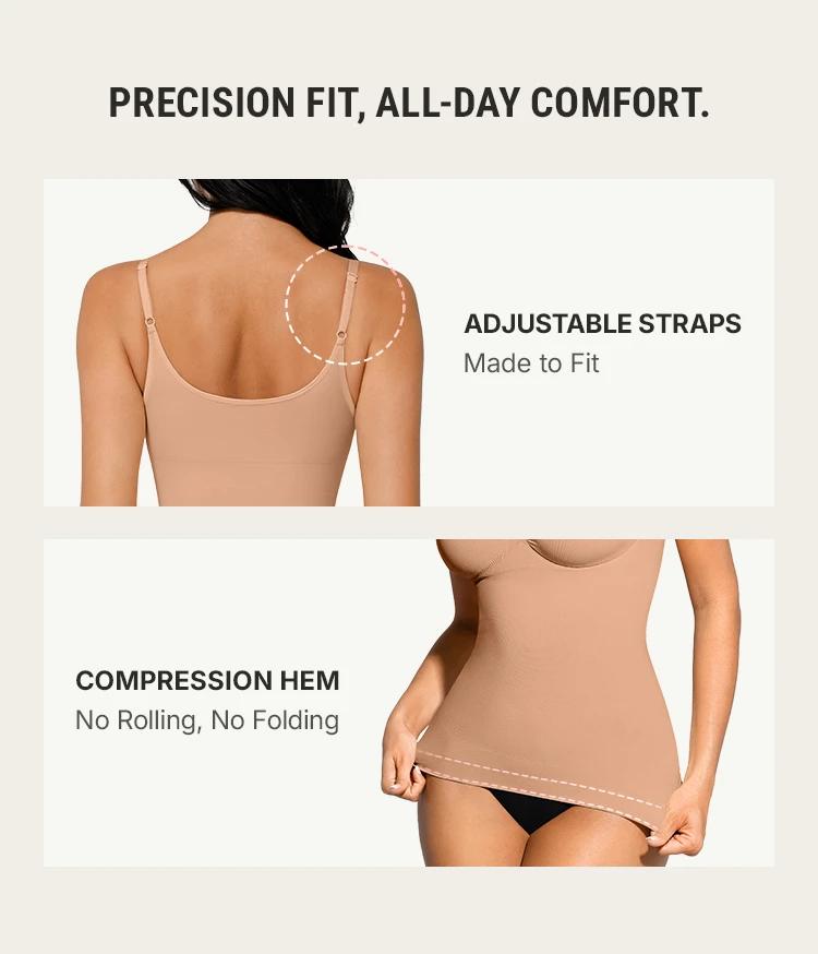 🔥Hot Sale 49% off🌟👙Women's Shapewear Seamless Camisole Bodysuit