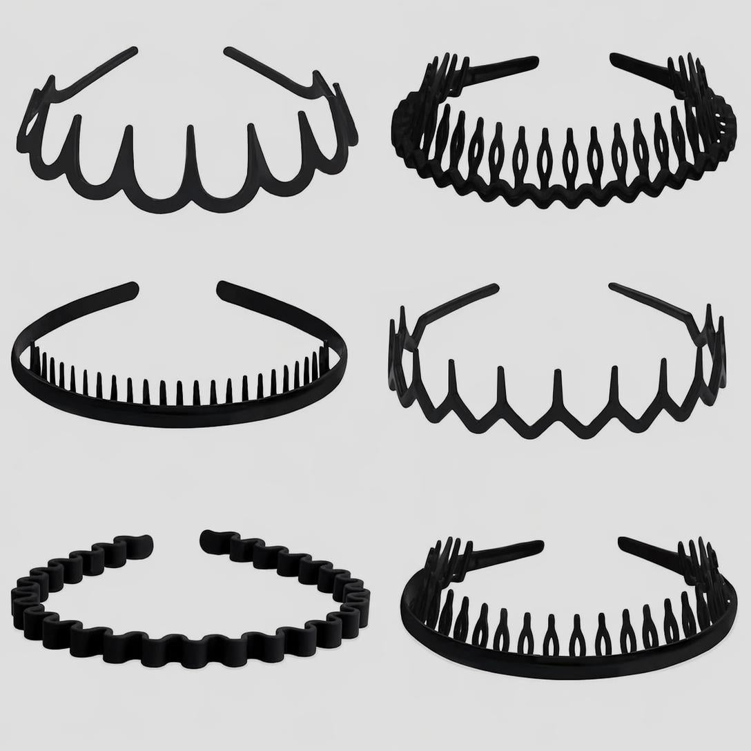 🖤Stylish comb-tooth headband