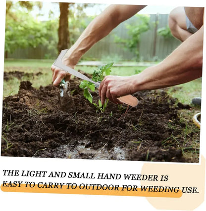 🌱🔧 Crack Weeder Tool , Stainless Steel Manual Grass Puller