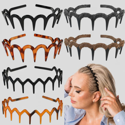 🖤Stylish comb-tooth headband