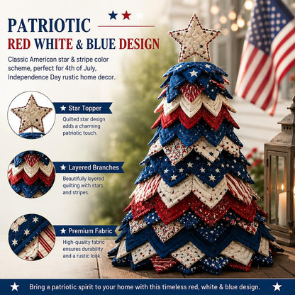 🎄American Christmas Tree Patchwork Kit