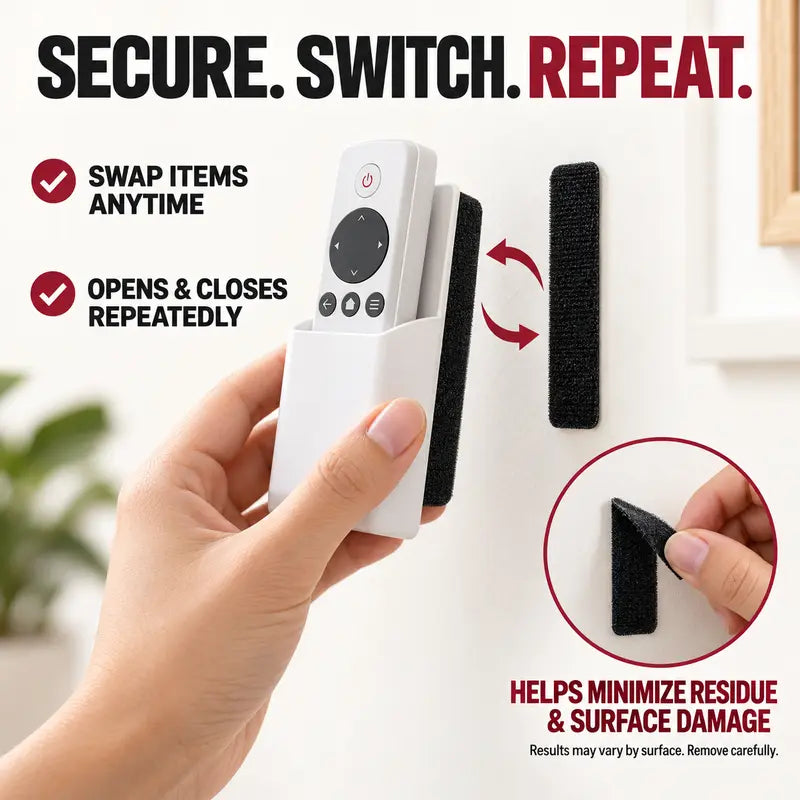 🏠48 Pairs Strong Velcro – suitable for hanging photos, securing carpets, and wall mounting