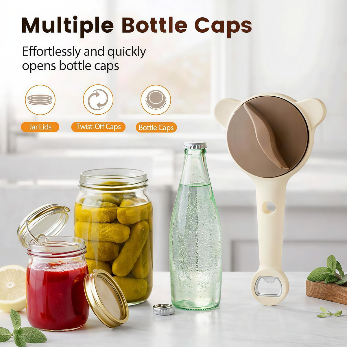 🥫4-in-1 Manual Adjustable Lid Opener
