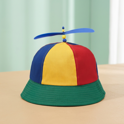 Cane Butterfly Helical Propeller Fashion Colored Fisherman Hat