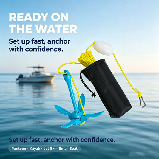 High-End Kayak Folding Anchor Set, Say Goodbye To Boat Drifting