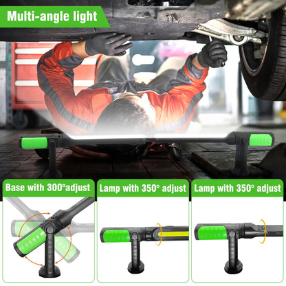 💡2400 lumens rechargeable USB working light strip