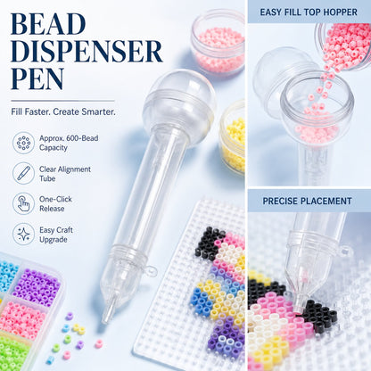 Push-Type Perler Beads Dispenser Pen