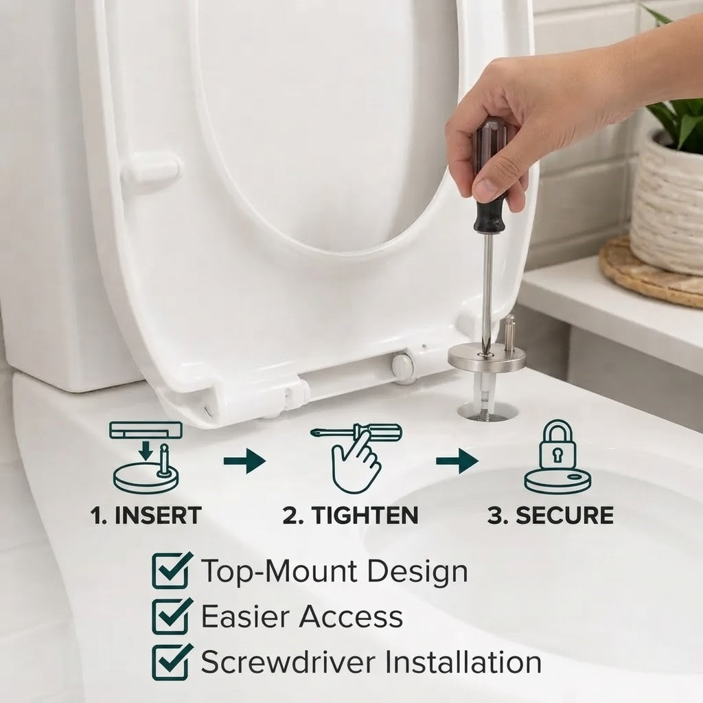 Universal Toilet Seat Expansion Bolts(2Pcs)
