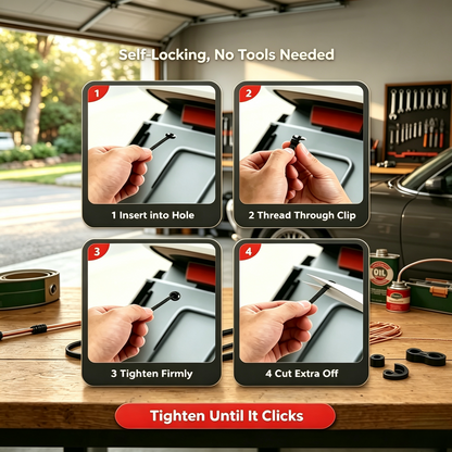 Quick-Fix Fasteners for Cars, Cables & Everyday Repairs