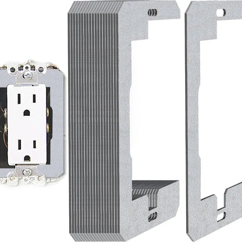 Wall Plate Spacers (Metal) – For Wall Outlet Repair and Securing Loose Outlets