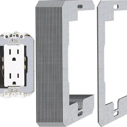 Wall Plate Spacers (Metal) – For Wall Outlet Repair and Securing Loose Outlets