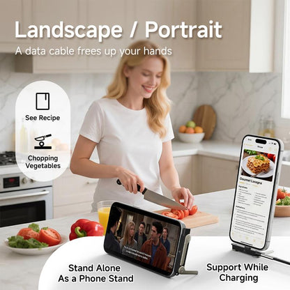 🔥Hot Sale 49% off🌟🔌 240W Super Fast Charging 360° Rotating Invisible Stand